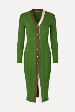 STINE GOYA Cardigan Dress - Sage Green Multi SageGreenMulti Cheap