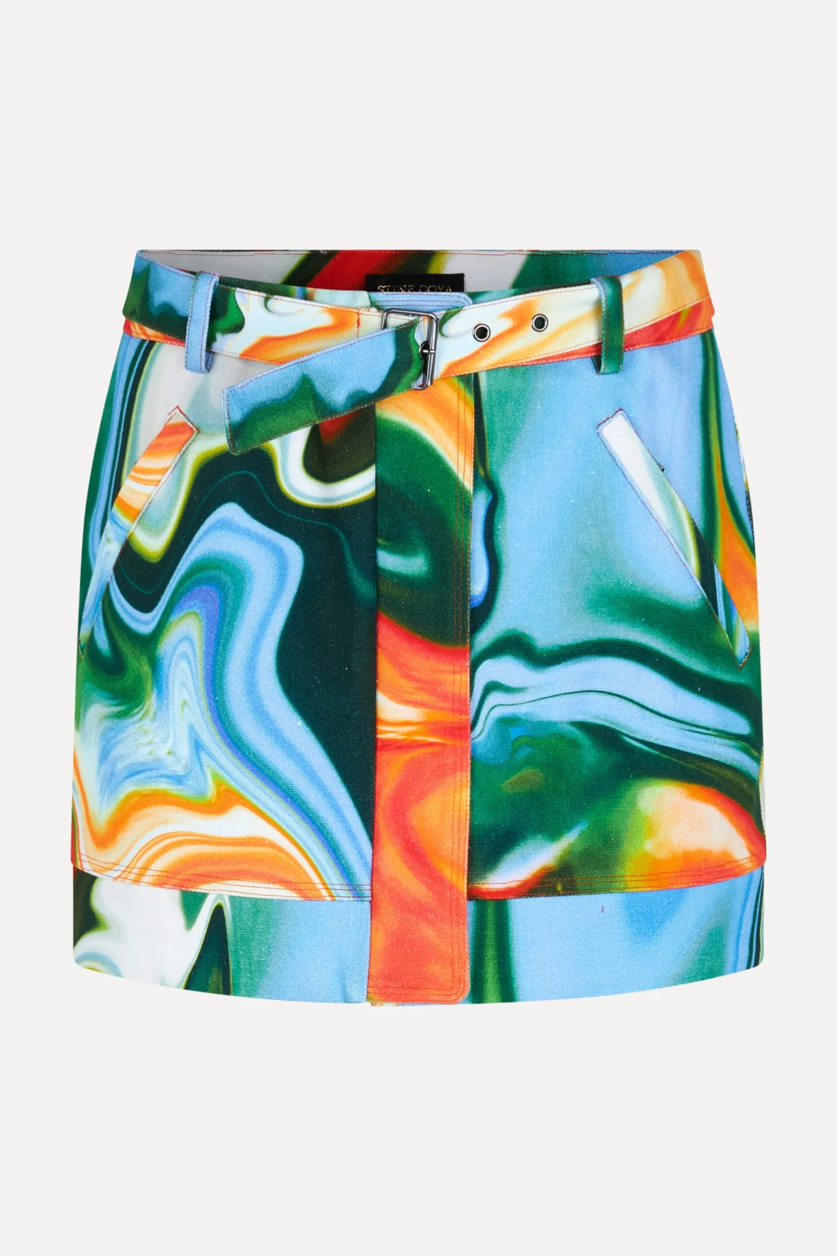 STINE GOYA Casey Skirt - Distorted Liquid DistortedLiquid Cheap