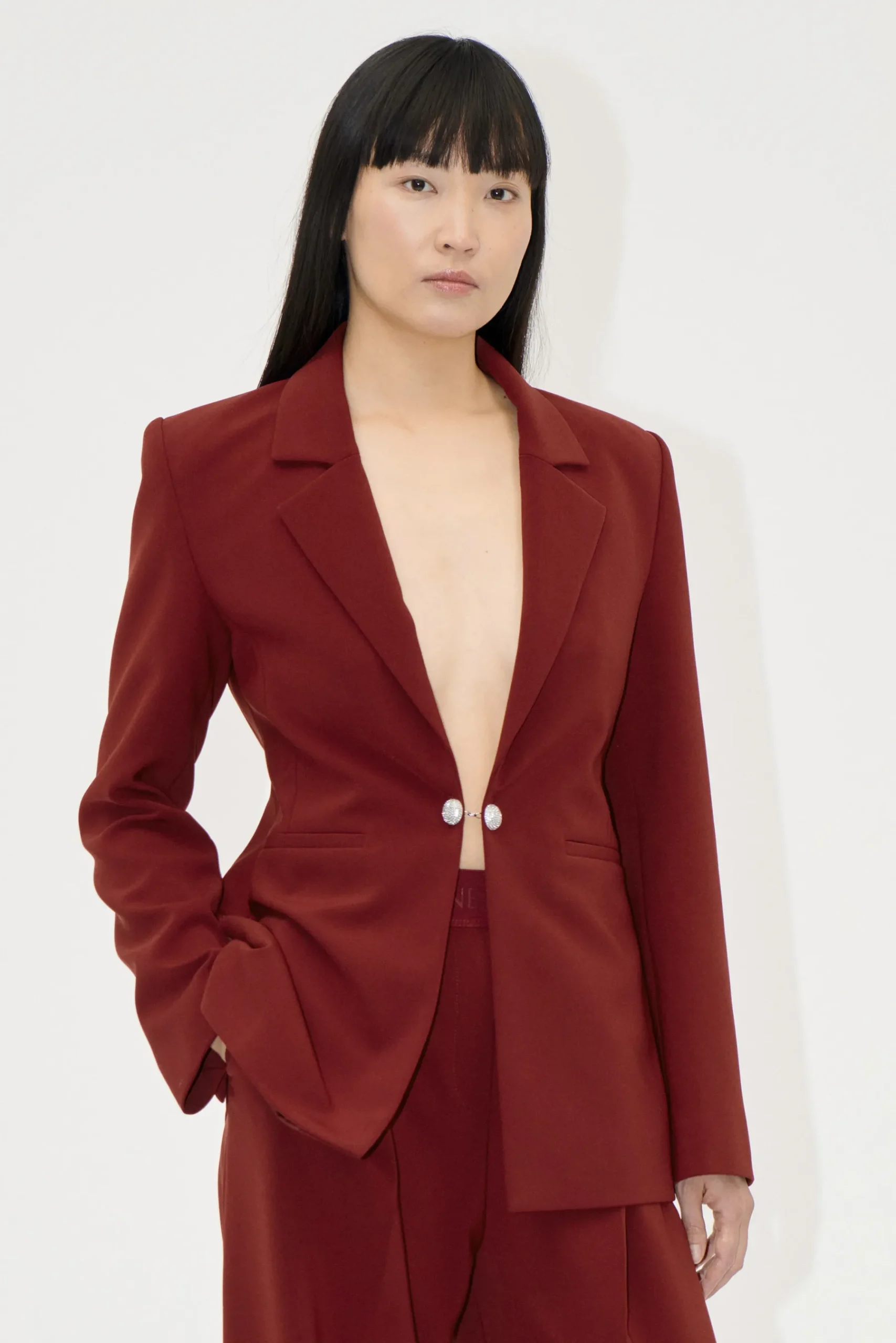 STINE GOYA Classic Fit Blazer - Bordeaux Store