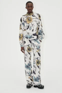 STINE GOYA Elasticated Long Pants - Fine Line Poppies FineLinePoppies Store