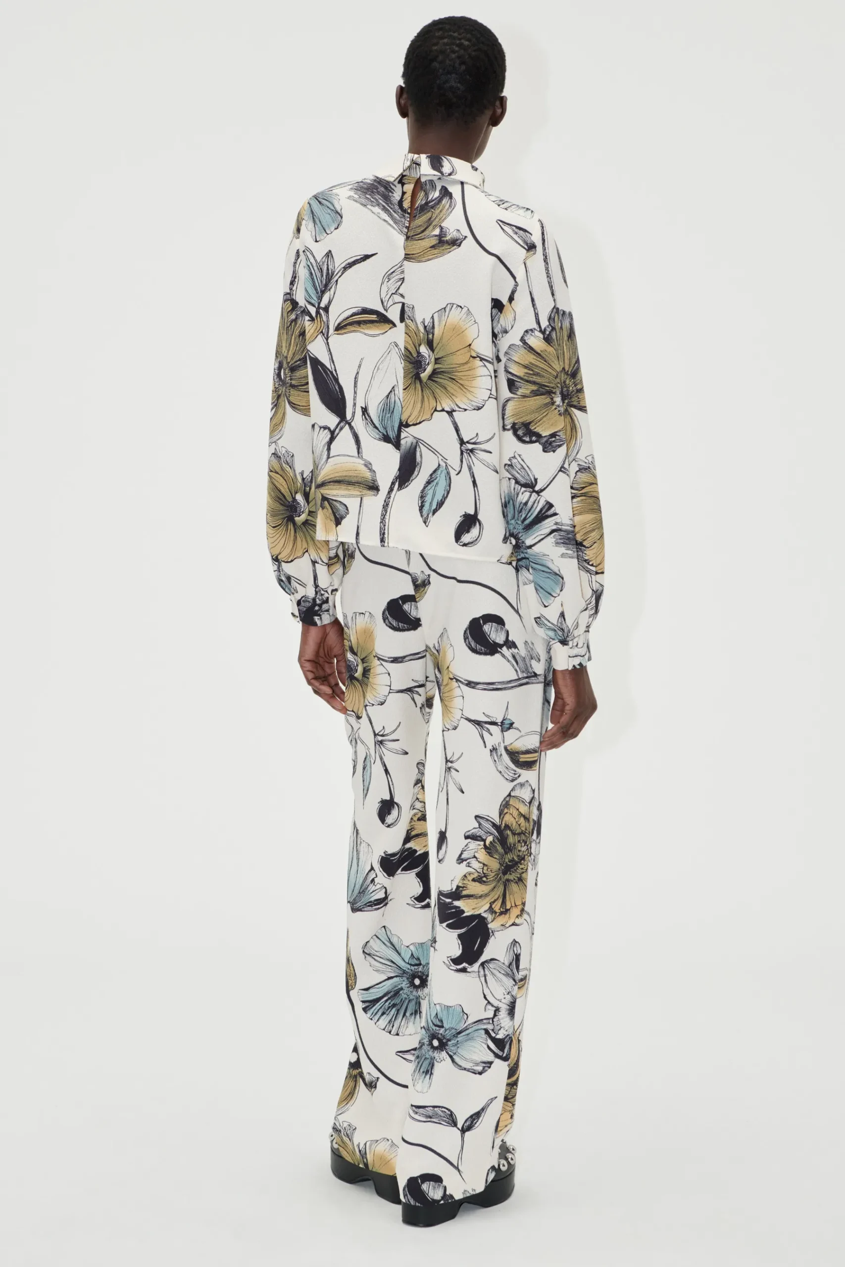 STINE GOYA Elasticated Long Pants - Fine Line Poppies FineLinePoppies Store