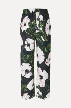 STINE GOYA Elasticated Long Pants - Umber Windflower UmberWindflower Clearance