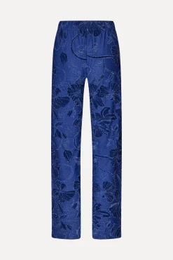 STINE GOYA Elasticated Straight Long Pants - Fine Line Poppies FineLinePoppies Cheap