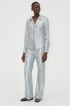 STINE GOYA Elasticated Straight Long Pants - Steel Grey SteelGrey Flash Sale