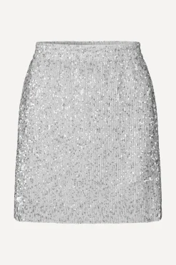 STINE GOYA Floretta Skirt - Silver Online