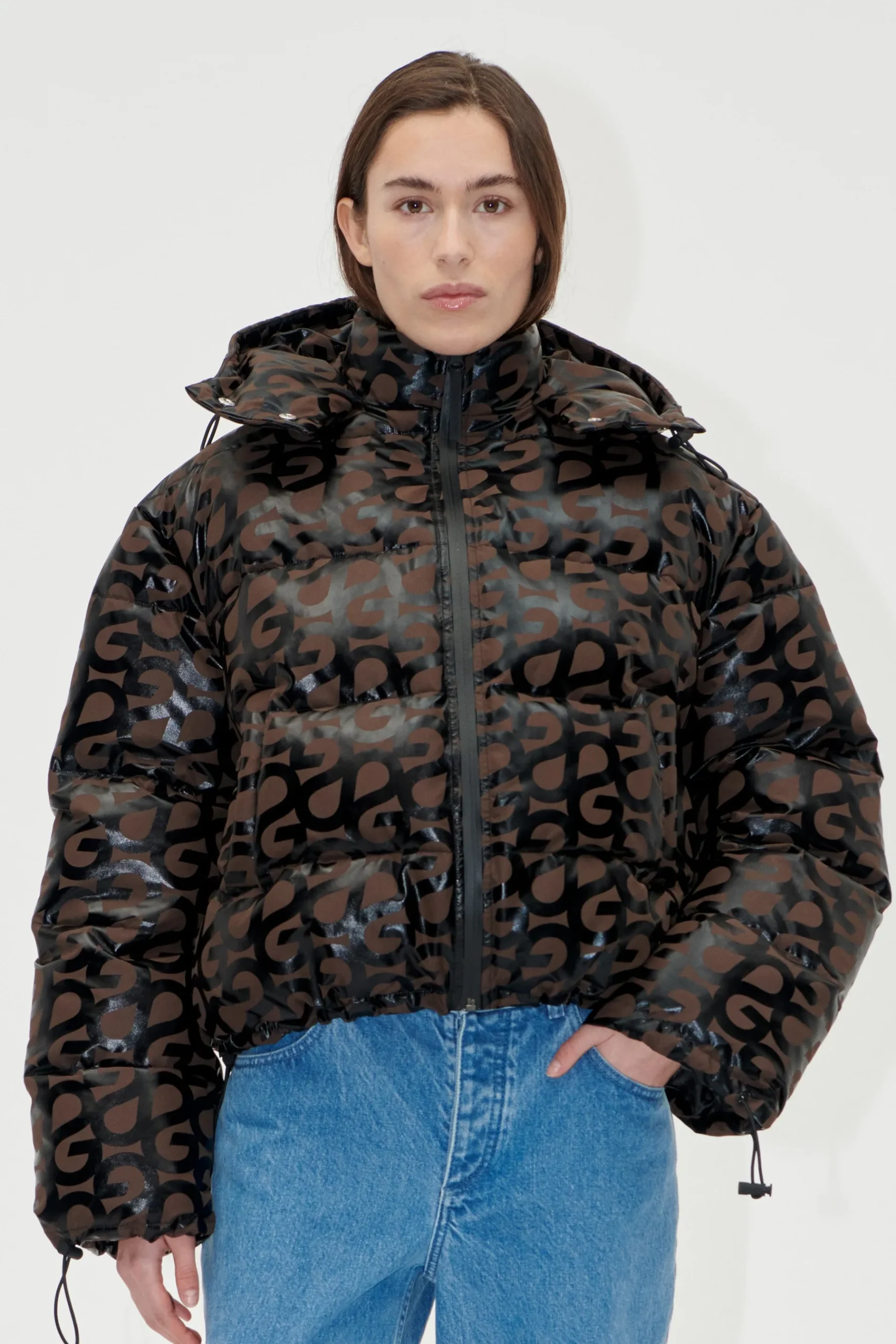 STINE GOYA Hooded Long Sleeve Puffer - SG Logo SGLogo Shop