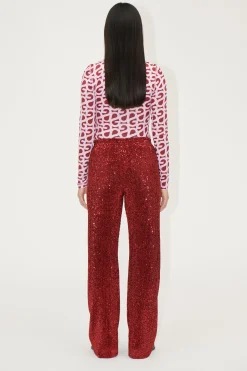 STINE GOYA Long Pants - Bordeaux Best
