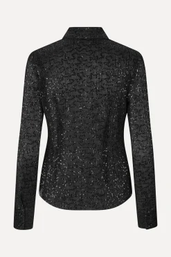 STINE GOYA Long Sleeve Buttondown - Black Outlet