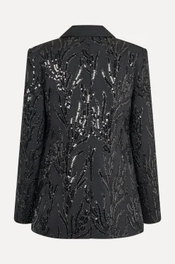 STINE GOYA Long Sleeve Fitted Blazer - Abstract Embellishment AbstractEmbellishment Sale