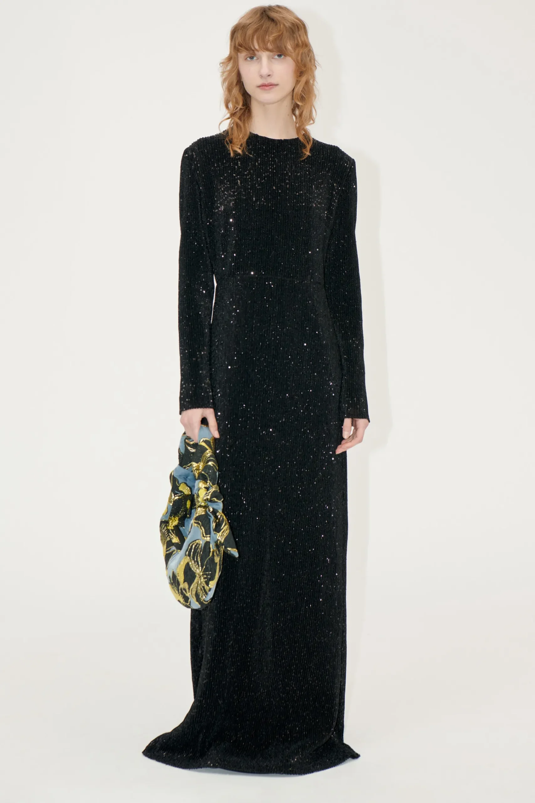 STINE GOYA Long Sleeve Maxi Dress - Black Shop