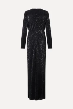 STINE GOYA Long Sleeve Maxi Dress - Black Shop