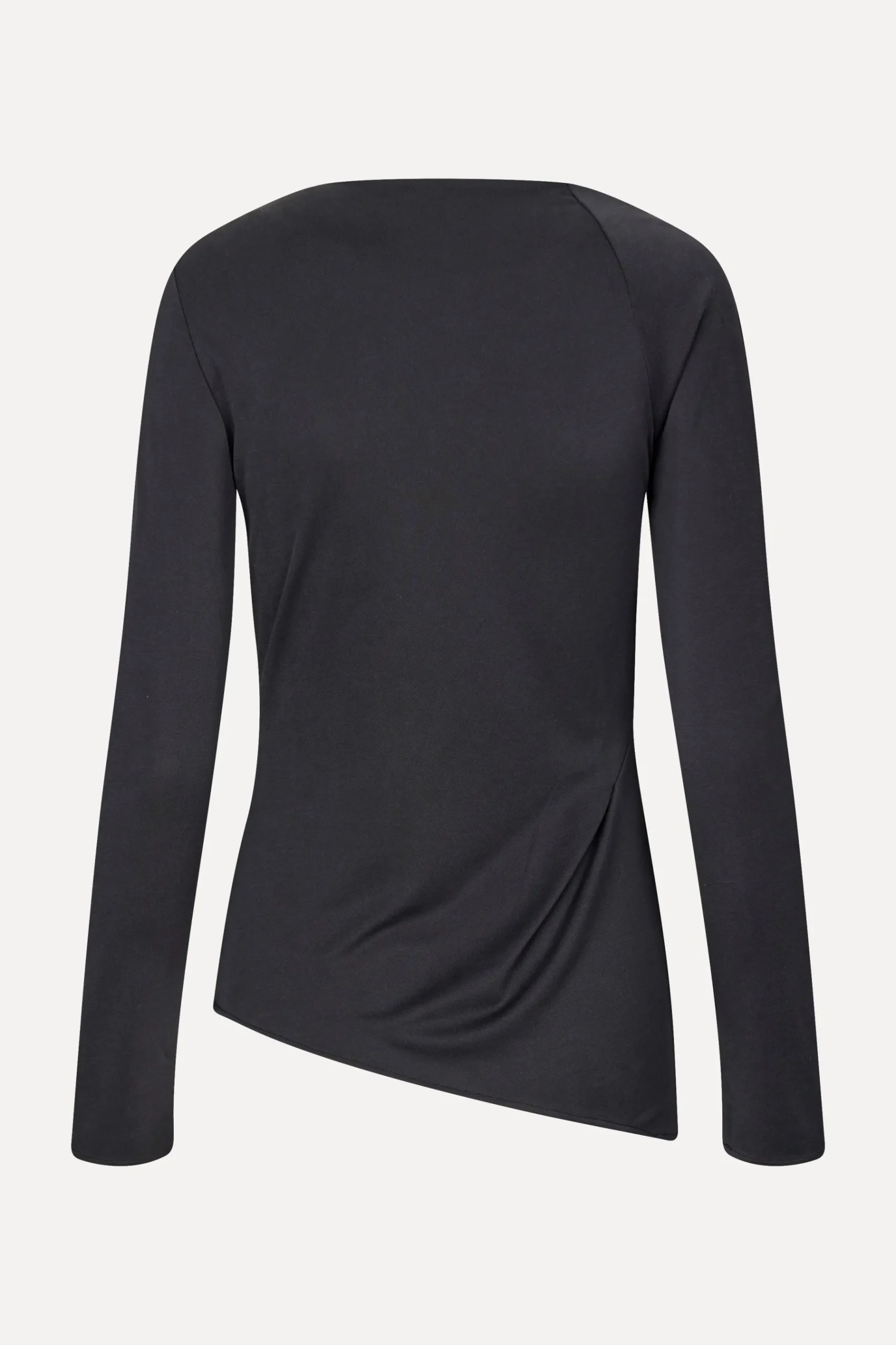 STINE GOYA Long Sleeve Top With Fixed Buckle - Jet Black JetBlack Outlet