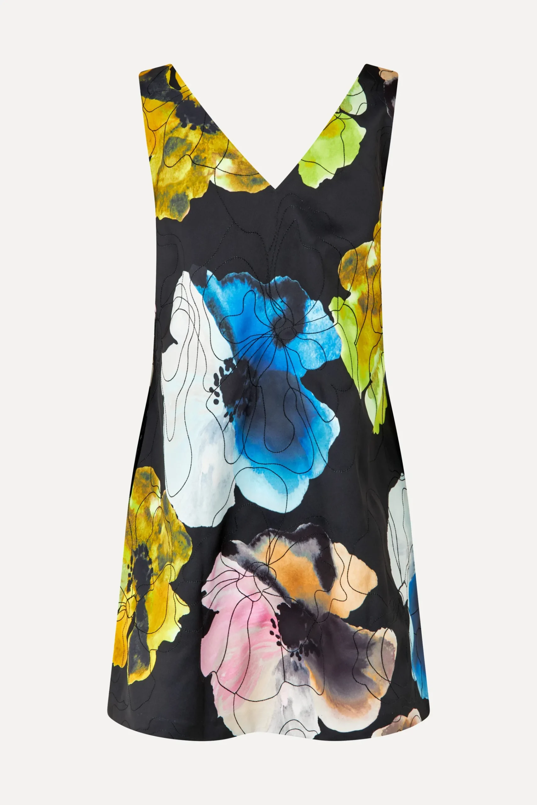 STINE GOYA Mini Dress - Watercolor Bloom WatercolorBloom Sale