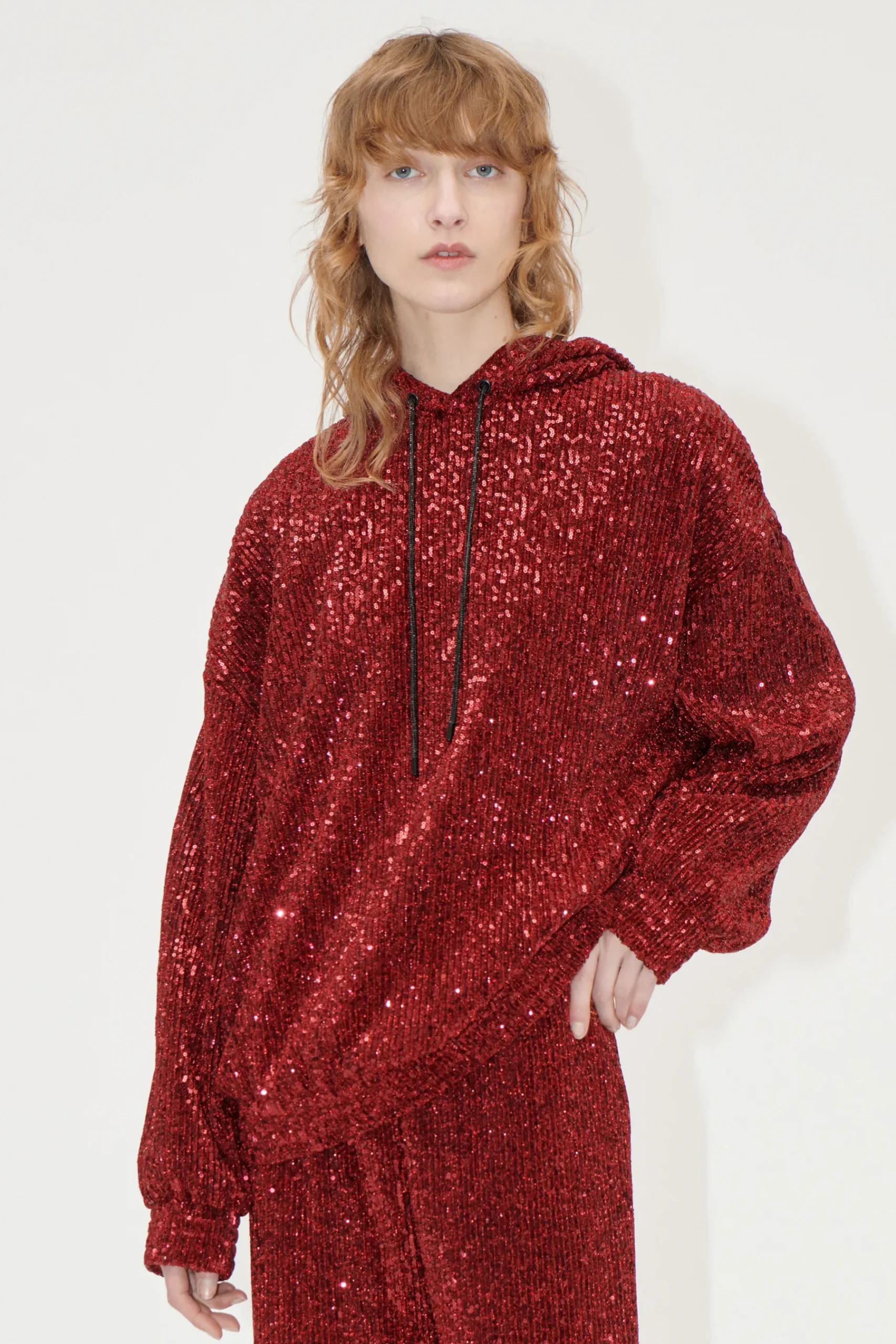 STINE GOYA Oversize Hoodie - Bordeaux Outlet