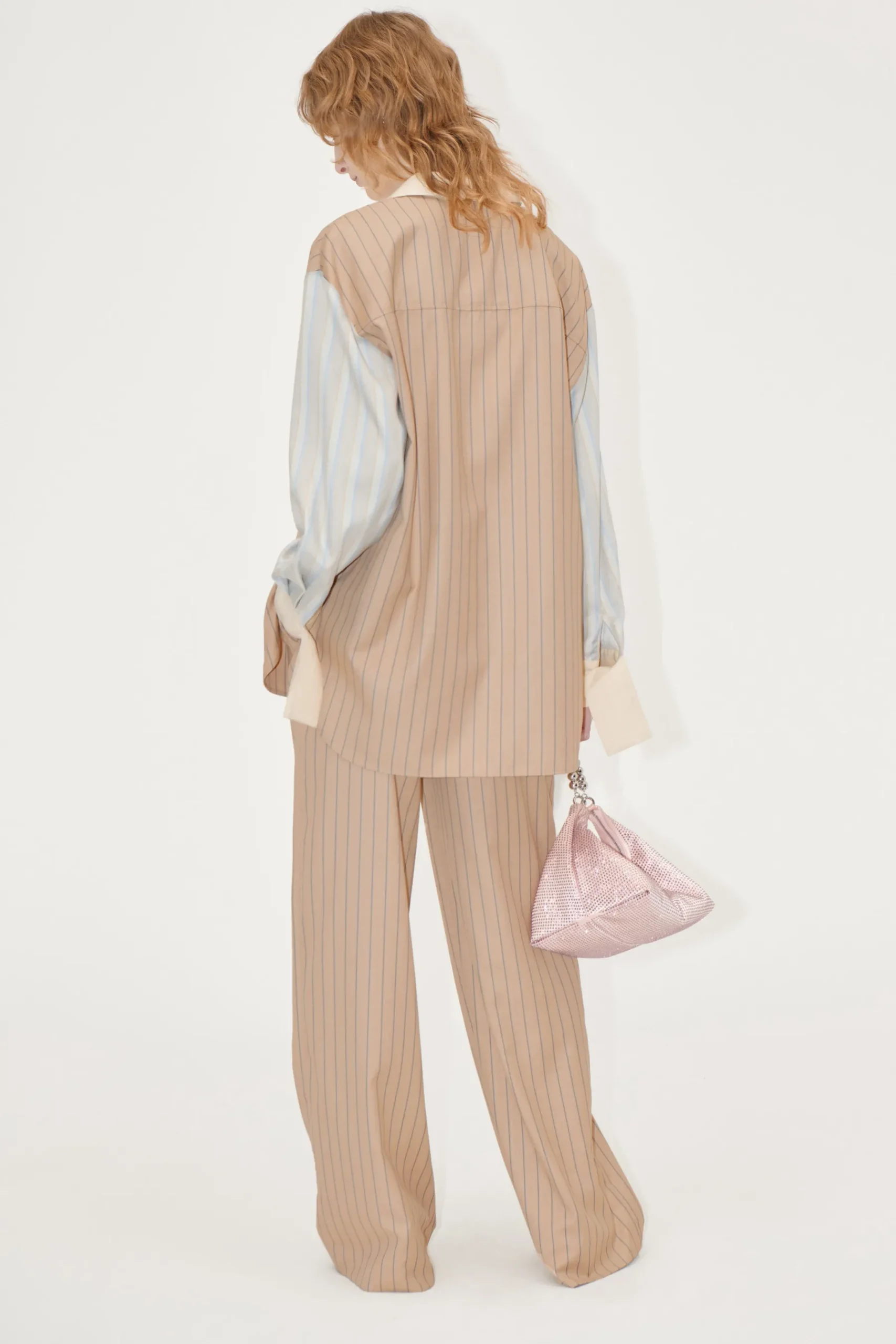 STINE GOYA Reversed Wide Leg Pants - Multi Stripes MultiStripes Flash Sale