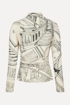 STINE GOYA Rouched Fitted Top - Fineline Staircase FinelineStaircase Shop