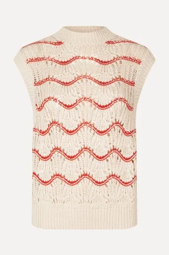 STINE GOYA SGAsger Vest - Orange Waves OrangeWaves Store