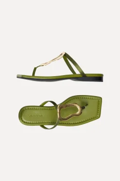 STINE GOYA SGCalabria Sandals - Olive Clearance