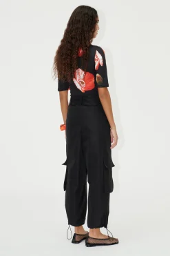 STINE GOYA SGChrissy Pants - Jet Black JetBlack Sale