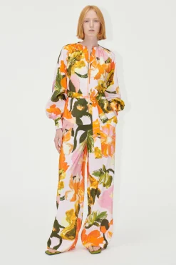 STINE GOYA SGEmi Pants - Summer Day Poppies SummerDayPoppies Outlet