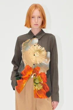 STINE GOYA SGFelix Shirt - Amapolas Hot