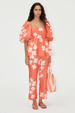 STINE GOYA SGIsra Pants - Ditzy Poppies DitzyPoppies Store