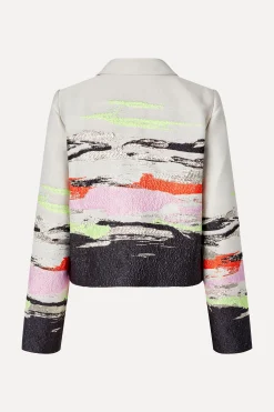 STINE GOYA SGKiana Jacket - Abstract Strokes AbstractStrokes Discount