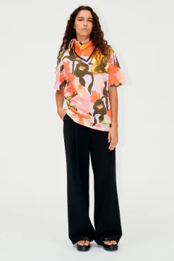 STINE GOYA SGMargila T-shirt - Summer Day Poppies shirt-SummerDayPoppies Clearance