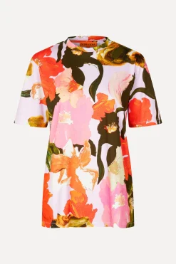 STINE GOYA SGMargila T-shirt - Summer Day Poppies shirt-SummerDayPoppies Clearance