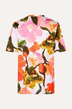 STINE GOYA SGMargila T-shirt - Summer Day Poppies shirt-SummerDayPoppies Clearance