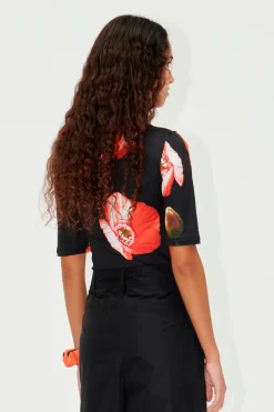 STINE GOYA SGMinerva T-shirt - Opium Poppies shirt-OpiumPoppies Sale