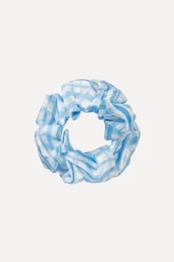 STINE GOYA SGScrunchie - Blue Check BlueCheck Store