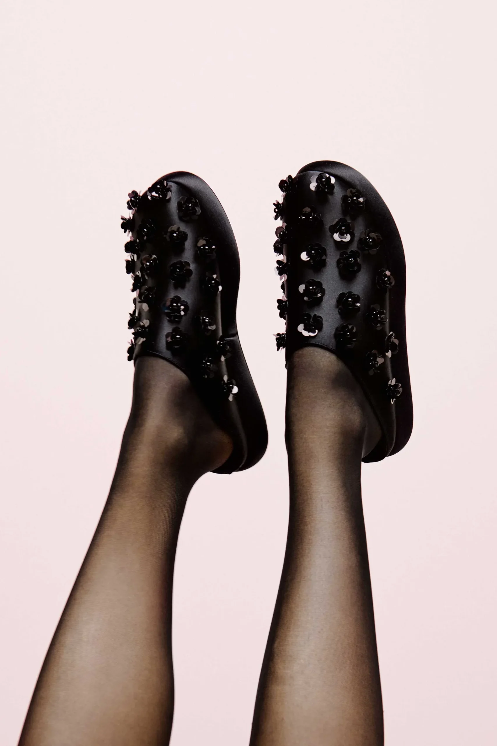 STINE GOYA SGSeoul Mules - Black 3D Flowers Black3DFlowers Clearance