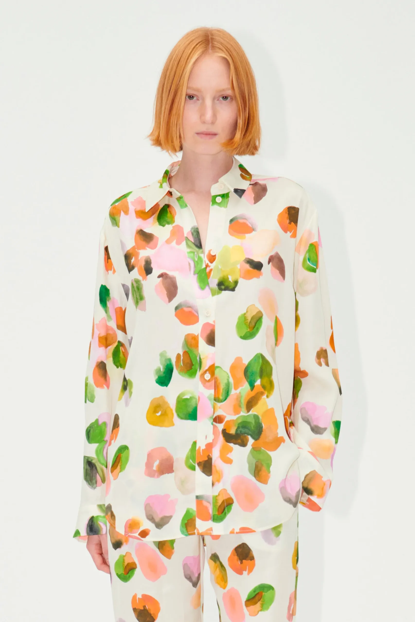 STINE GOYA SGSophia Shirt - Watercolor Buds WatercolorBuds Shop