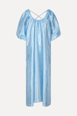STINE GOYA SGTeresa Dress - Blue Check BlueCheck New