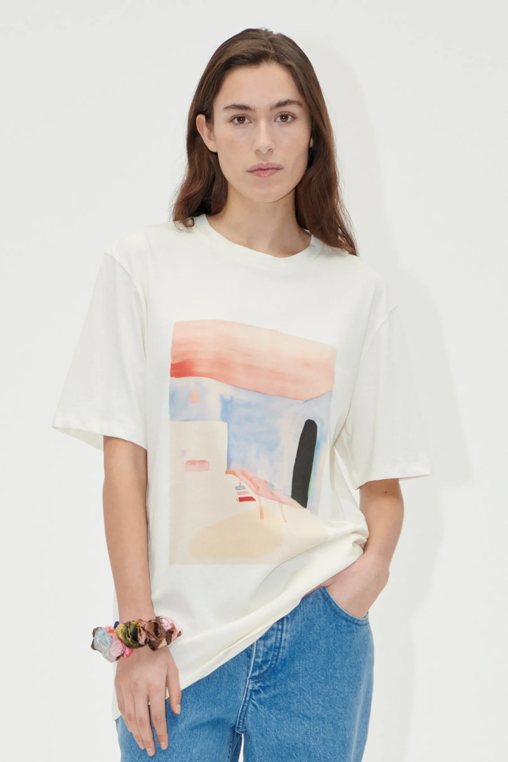 STINE GOYA Short Sleeve T-shirt - Aquarelle Showroom shirt-AquarelleShowroom Store