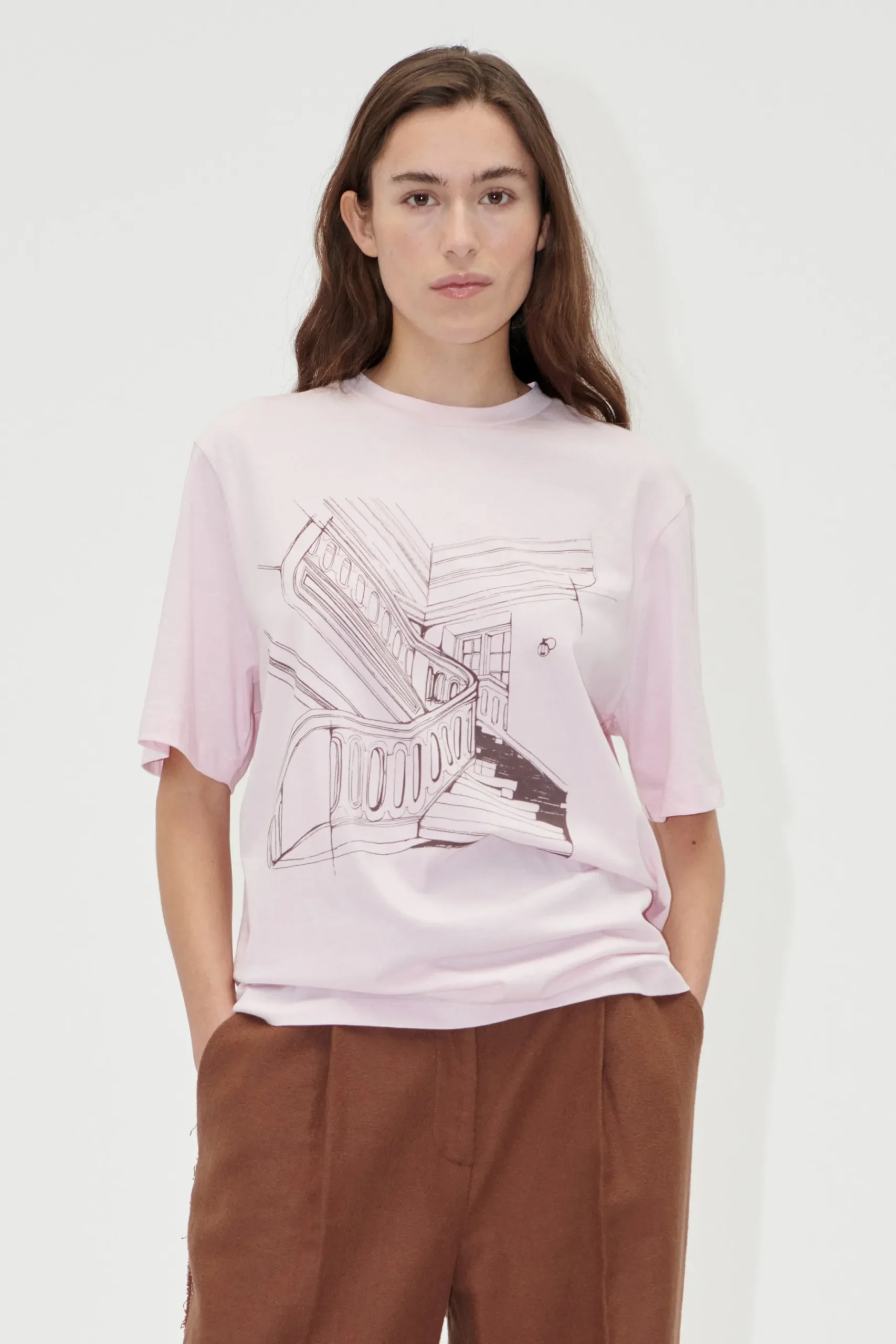 STINE GOYA Short Sleeve T-shirt - Staircase shirt-Staircase Hot