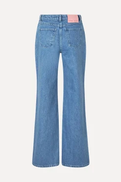STINE GOYA Straight Leg Long Pants - Denim Blue DenimBlue Outlet