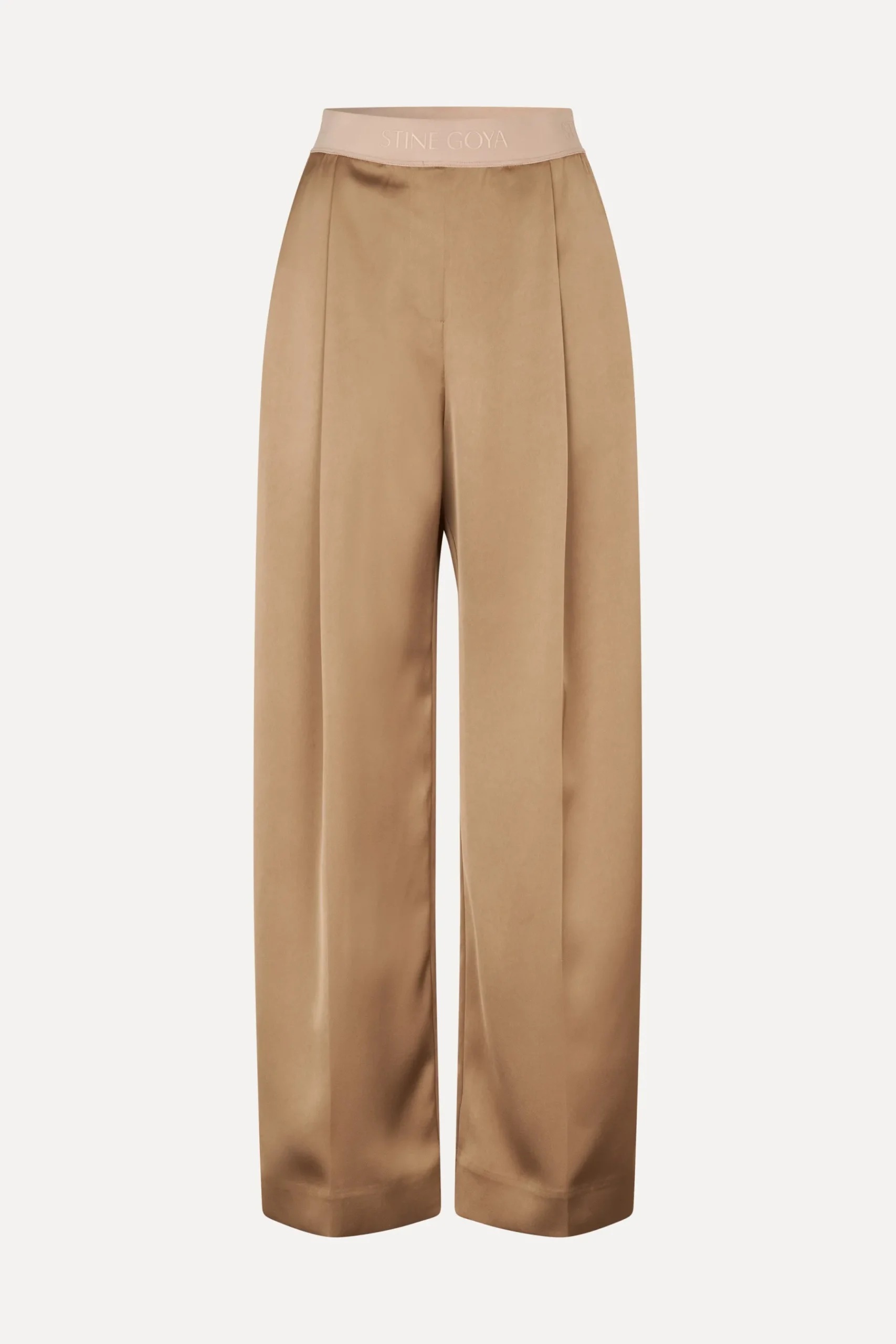 STINE GOYA Wide Leg Long Pants - Tiger's Eye Tiger'sEye Best Sale